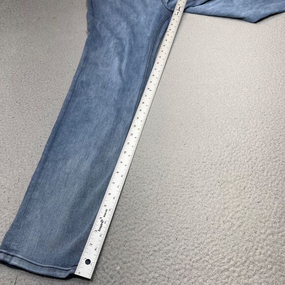 Paige Jeans Men 38 Blue Croft Lionel Skinny Transcend Washed Denim Stretch 38x32 - Picture 13 of 16